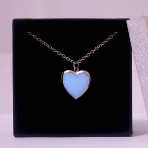 Secret Heart collar Cromoterapia (Azul)