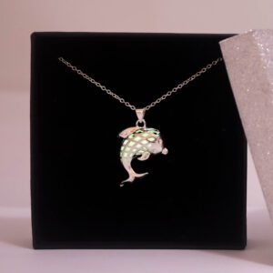 Delfín Colgante Cromoterapia (Verde)