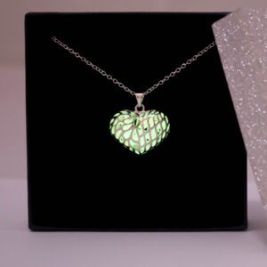 Corazón Colgante Cromoterapia (verde)