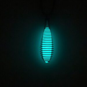 Lágrima de saturno Collar Cromoterapia (Azul) - Imagen 3
