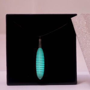 Lágrima de saturno Collar Cromoterapia (Azul)