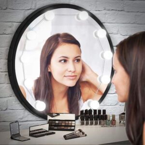 Luces LED para Espejo de Tocador, Maquillaje, 10 Bombillas Brillo Ajustable