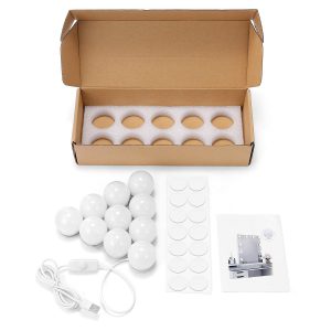 Luces LED para Espejo de Tocador, Maquillaje, 10 Bombillas Brillo Ajustable - Imagen 8